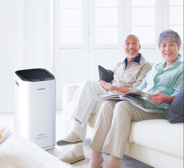 220W Closet Dehumidifier Button Control Small Space Dehu Cooling Heating Continuous Drainage