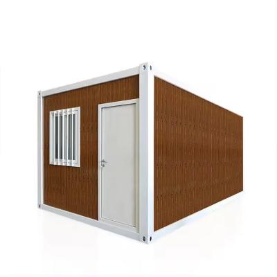 Container de transport en acier compact préfabriqué avec porte coulissante en PVC