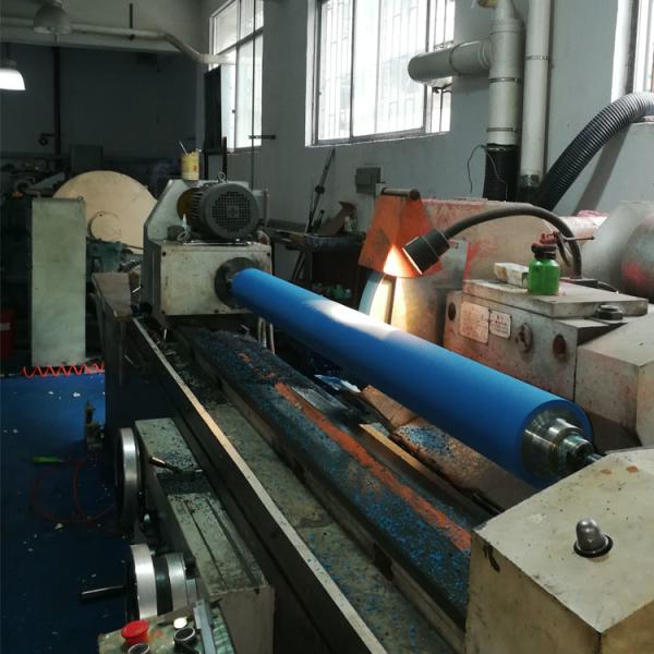 Textile PU Rubber Roller Polyurethane Rubber Wheel For Printing Dyeing Wear Resistant