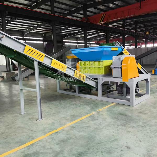 300-22000Kg/H Waste Glass Bottle Shredder Double Shaft Plastic Shredder Machine