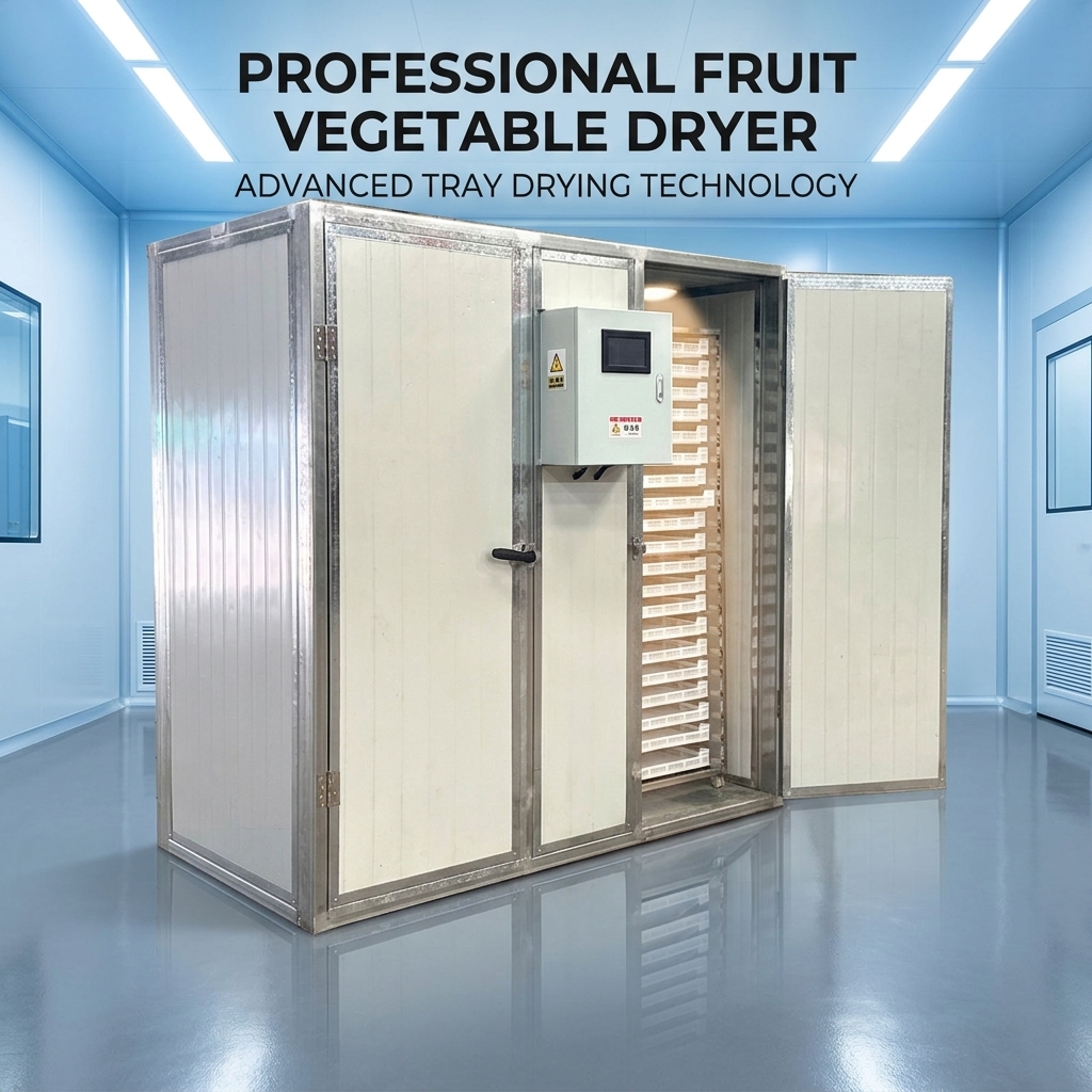 Large Capacity Industrial Drying Oven Energy Saving Electric Fruit And Vegetable Dehydrator Tray Drying Oven