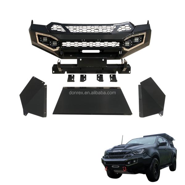 Car Make Dmax 2021 Front Steel Bumper Guard Body Kit Bull Bar Car Bumpers for ISUZU