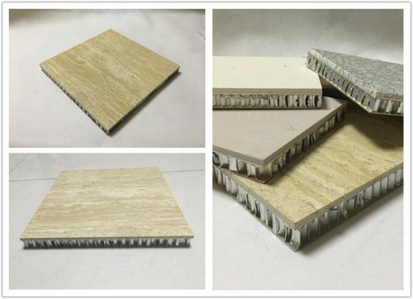 Customized Shape Honeycomb Stone Cladding Panels 12mm - 25mm Thickness