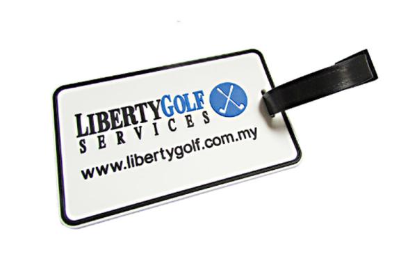 Multi Shapes Custom PVC Luggage Tags Eco Friendly Soft PVC Rubber Materials