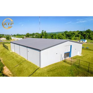 Expandable Steel Structure Building with Q345 and Q235 Steel for Customized Industrial Workshops