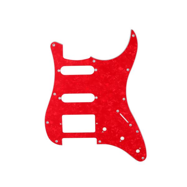 SSH 3Ply 11Hole Electric Guitar Pickguard Scratch Plate Для FD ST Электрические гитары Пикгарды для гитарных аксессуаров Части