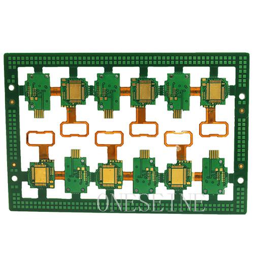 6 Layer Rigid Flex PCB with ENIG Surface Finish