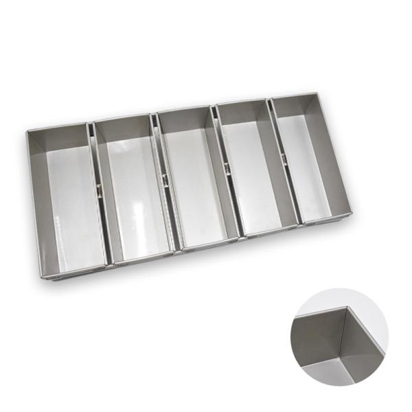 Rk Bakeware China-Chicago Металлические силиконовые глазурованные формы для хлеба с 5 ремнями с открытым верхом