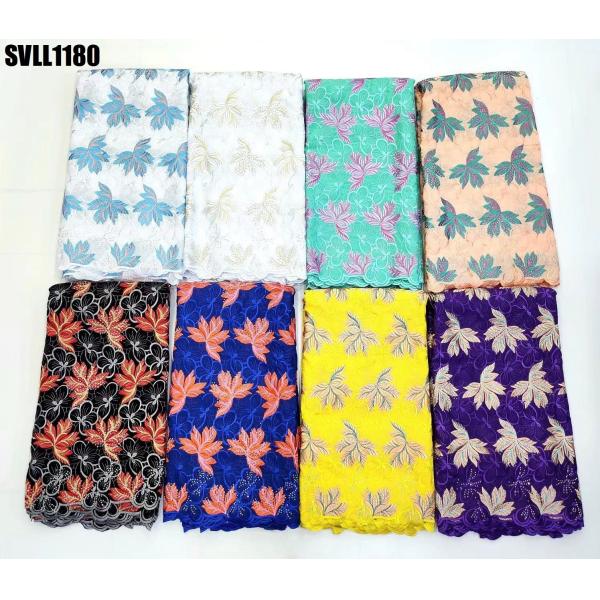 Fashion  wholesale wedding dress swiss voile cotton lafaya lace african French Lace Fabric women clothing kanuri dressing