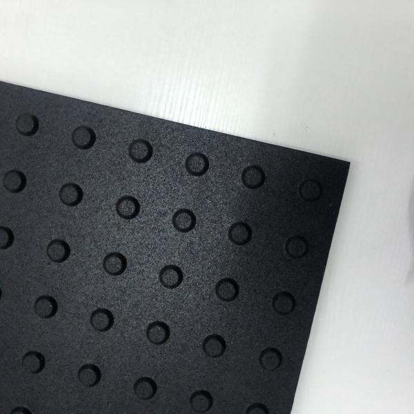 Tactile Paving Rubber Flooring Mat 60x100cm Shock Absorbent Gym Mat