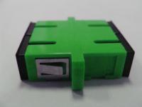 Adaptador frente e verso da fibra ótica do USO do APC 0.2dB CATV da cor verde da manutenção programada do SC