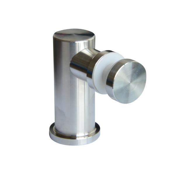 glass fitings RS2803, stainless steel 304, finishing Satin, size 25x65mm