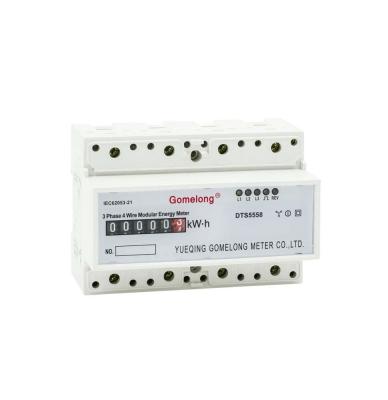 Three Phase Rf Remote Control Din Rail Zigbee Universal Wireless Energy Meter
