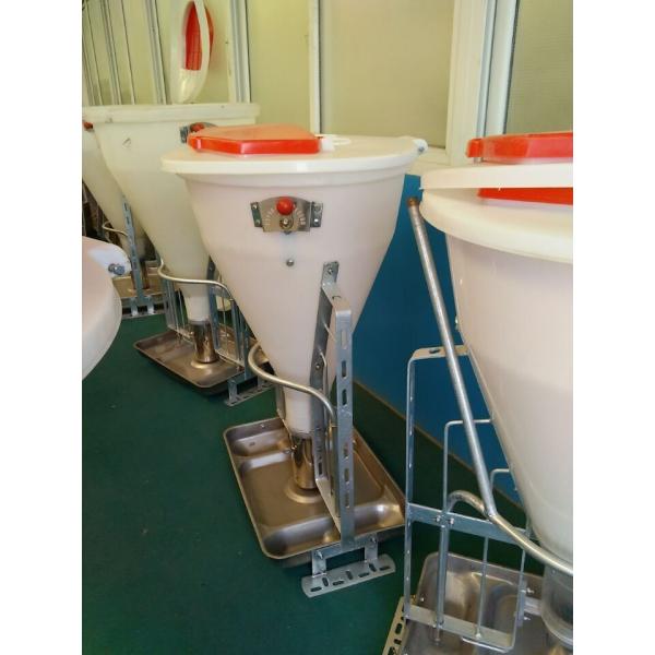 Acier inoxydable et conducteur automatique en plastique de porc, conducteurs secs humides de porc