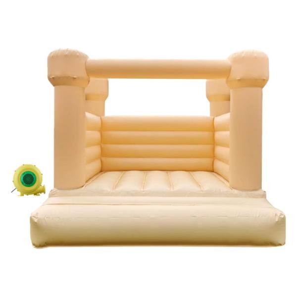 Inflatable Bouncy Castle White Bounce House For Wedding Jumping Castle