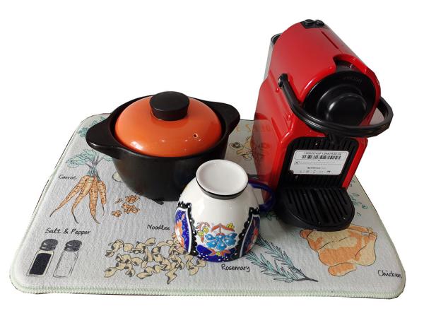 15x20in Microfiber tornam côncava a secagem da absorção de água de Mat For Pots Pans Cups