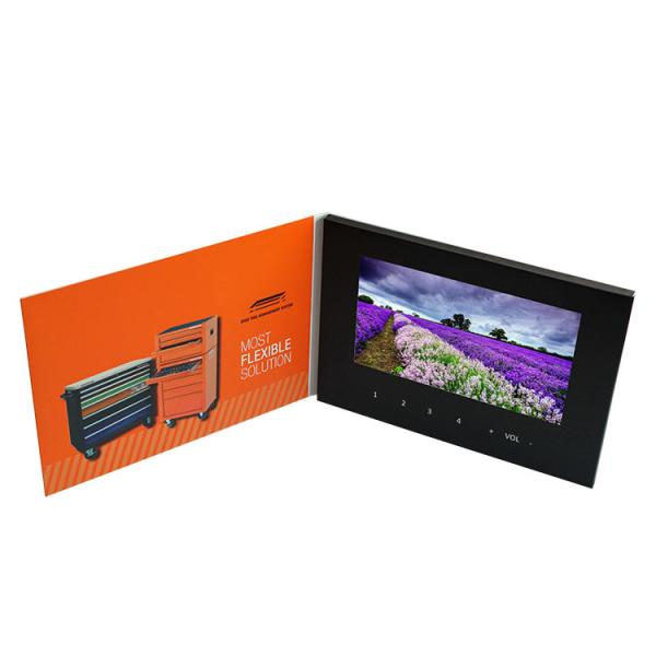7 Inch Monitor Lcd Video Mailer , Video Brochure Card 1024 X 600 Resolution