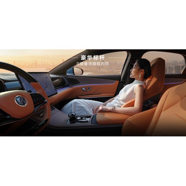 Blue 2024 BYD Han EV 506km Four-Wheel Drive Left-Hand Drive Five-Seater Electric Car