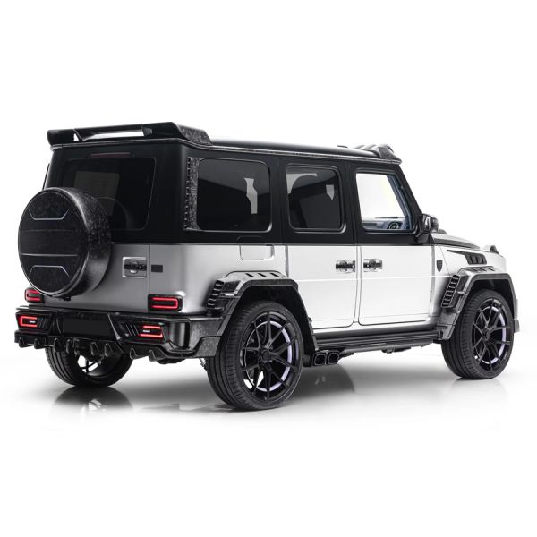 G63 AMG Car Fitment Mercedes Benz Forged Carbon Fiber Wide Body Kits Roof Panel Engine Bonnet 6 Lights Roof Spoiler