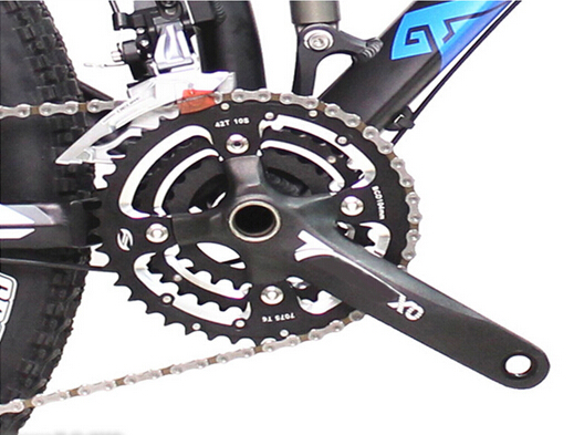 250W Power Mountain Electric Bike Sliver Electric Mountain Bike Full Suspension