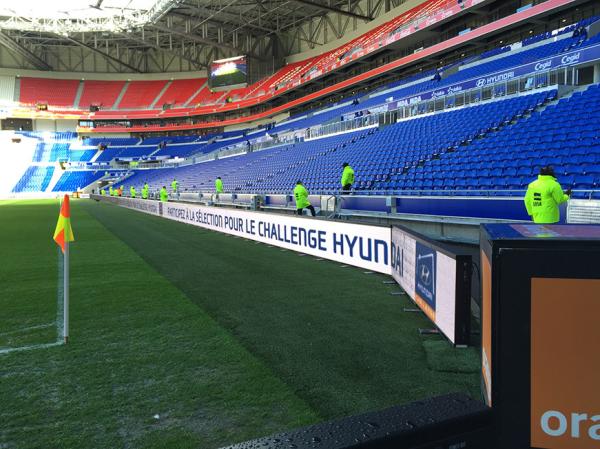 Display de LED para perímetro de estádio ao ar livre 6000cd/M2 IP65 gabinete de alumínio
