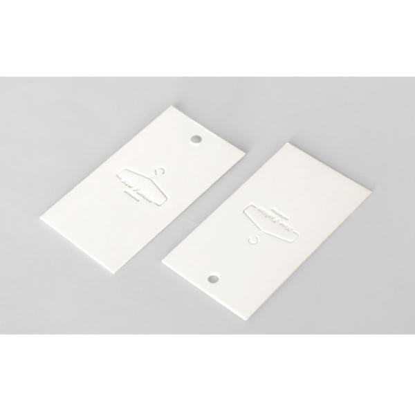Выбитые бирки вида PVC Eco бренда Washable изготовленные на заказ для одежды