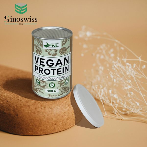 Sustainable Food Grade Empty Cylinder Cardboard Packaging For Coffee Beans