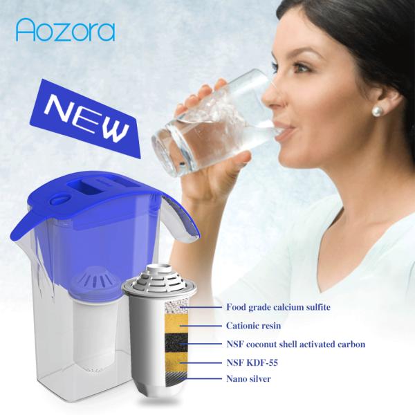 Подгонянное дружелюбное кувшина фильтрации питьевой воды дома цвета здоровое эко-