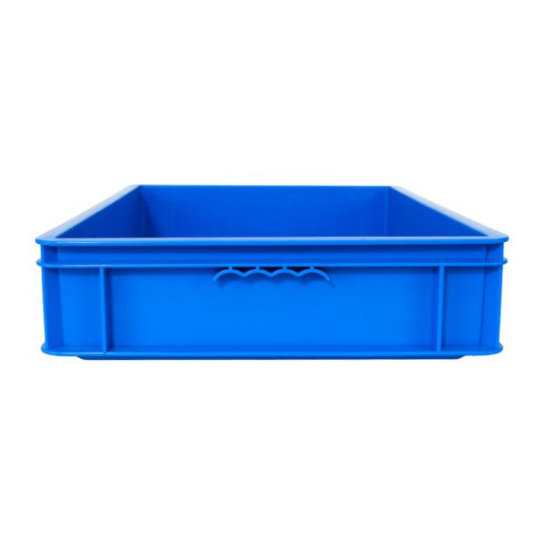 555*415*115mm Hard Plastic Crate in EU Customizable Volume to Meet Your Requirements