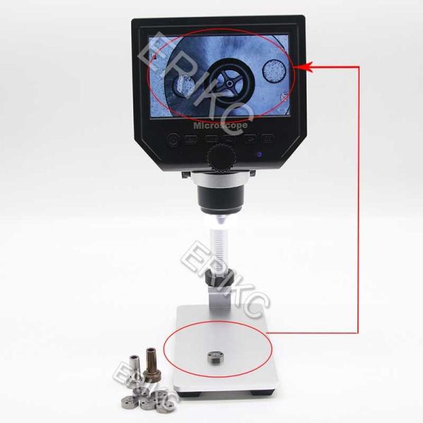 ERIKC Digital Industrial Stereo Microscope with camera screen \ LCD Microscope cyclic record automatic shutdown