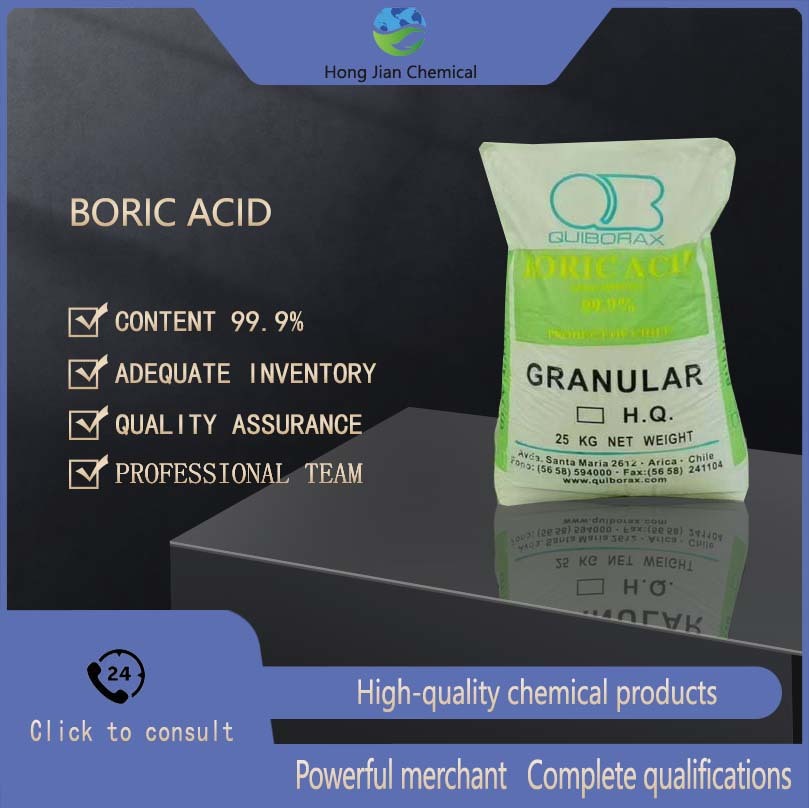 Russian Imported Boric Acid H3BO3 99.9% Purity White Crystalline Powder with Low Heavy Metals