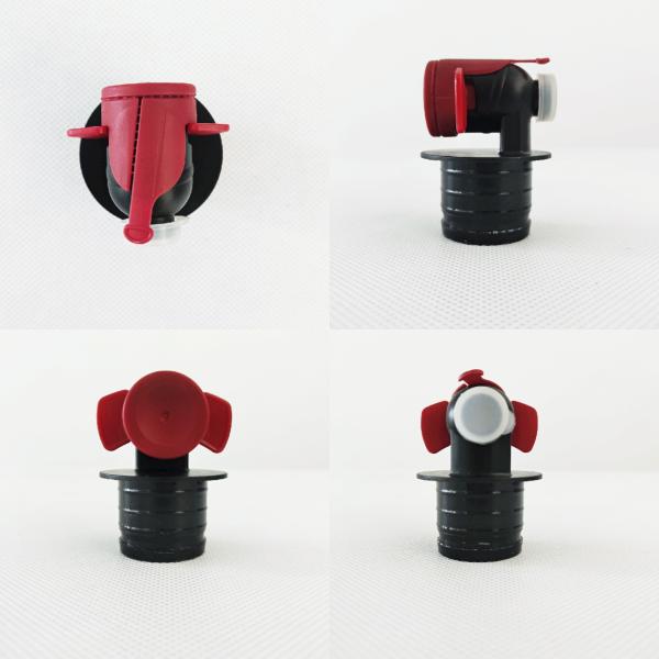 Butterfly Valve 0.18mm 4L Stand Up Pouch With Spout / Spouted Pouch Bags