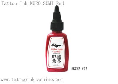 OEM Kuro Sumi 0.5OZ / 1OZ Eternal Tattoo Ink Red Color For Tattooing Body