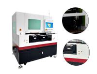 Equipamento de corte de vidro a laser de 1064nm 10W 20W 40W 70W 80W Para peças de automóveis Espelho retrovisor