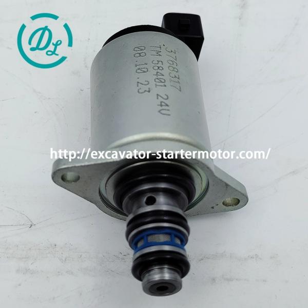 EexcavaStart 3768317 Parker 24V Solenoid Valve for Excavator