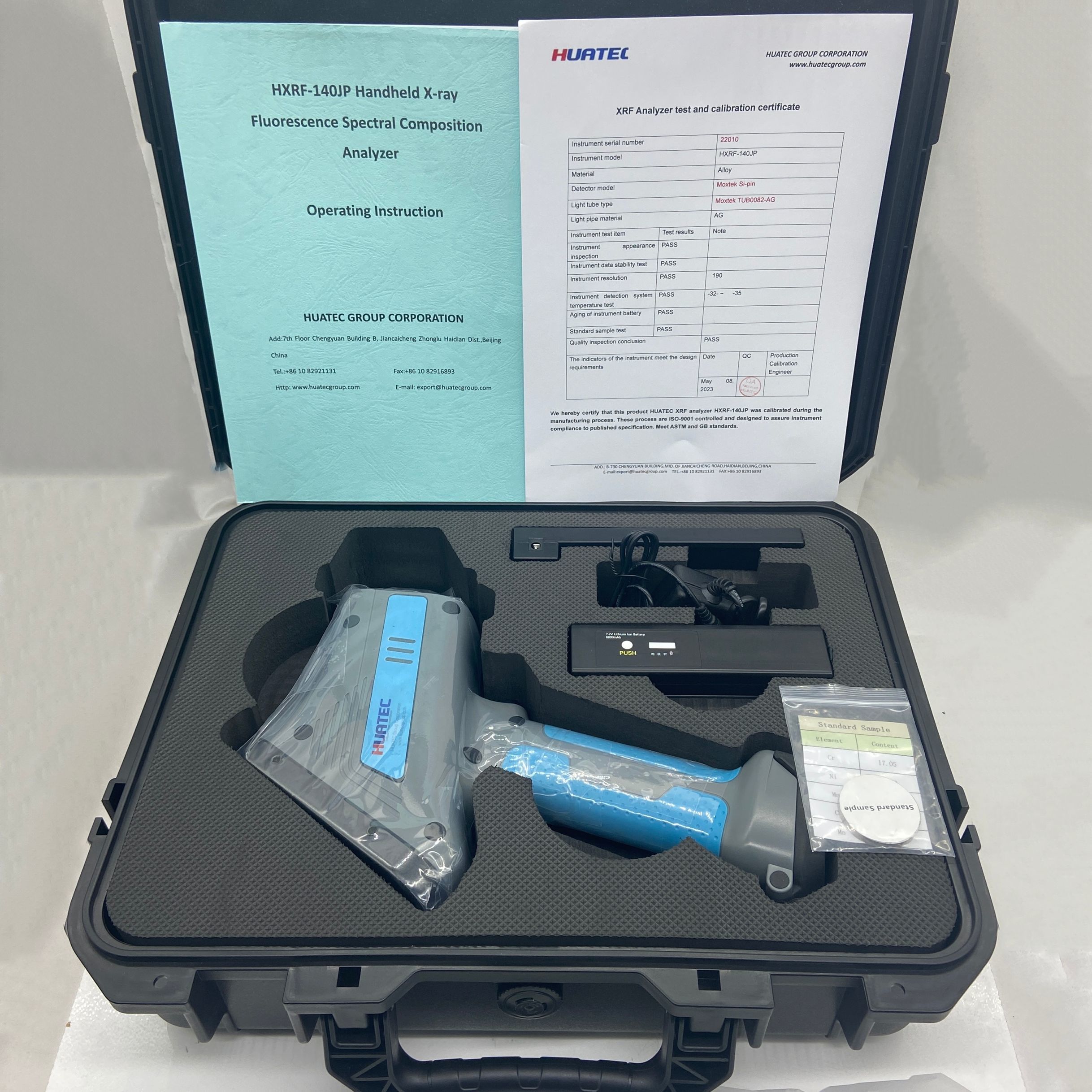 HXRF-140JP PMI Alloy Analyzer Handheld X-ray Fluorescence Alloy Composition Analyzer