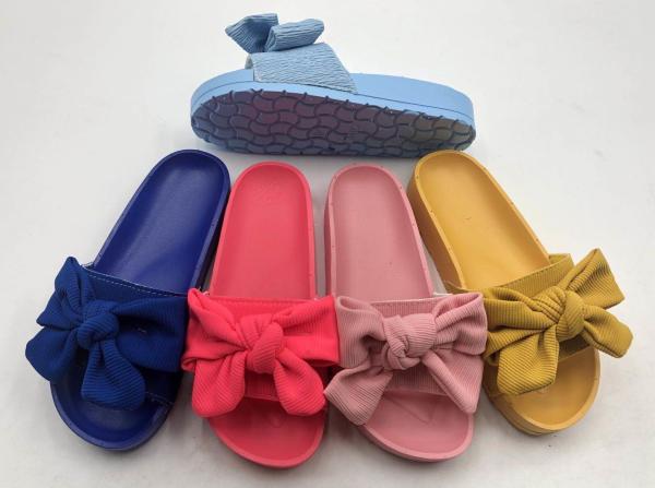 OEM ODM Butterfly Styles PVC Sole Ladies Sandals Women Beach Slippers Size 36-41#