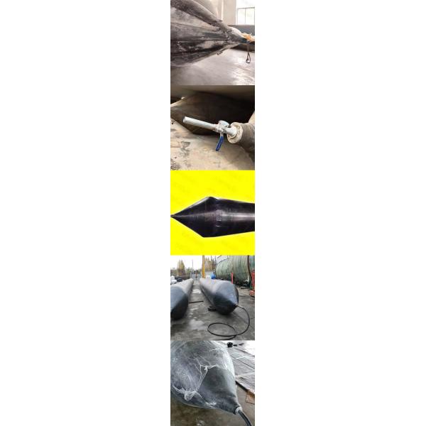 Balón de deslizamiento de acoplamiento de caucho embarcación de lanzamiento de bolsas de aire marinas para el barco