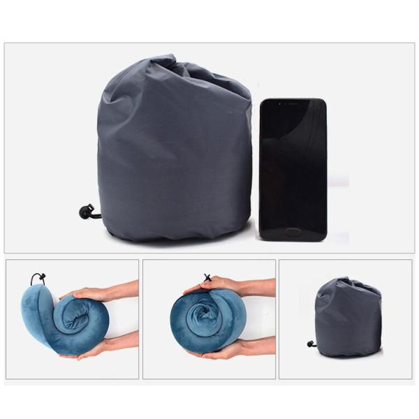 Polyurethane Memory Foam U-Shaped Neck Pillow for Rest and Comfortable Traveling Relief