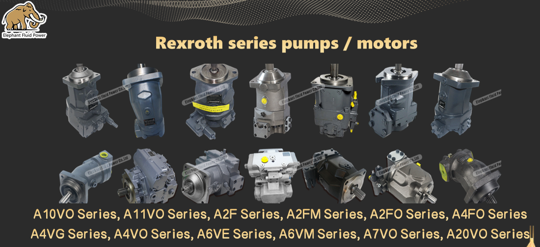 High Pressure Fixed Displacement Rexroth Hydraulic Motor A2FE Series 63 cm³/rev 450 bar for Heavy Duty Applications