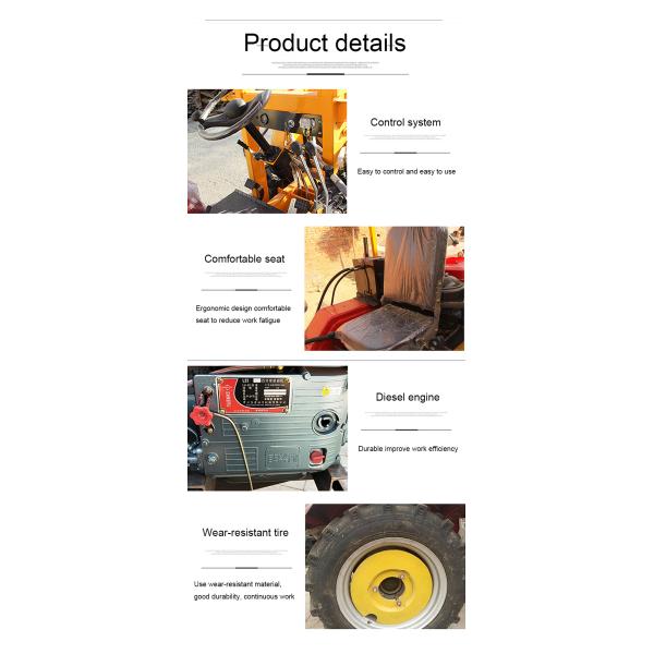 Hydraulic Pump None Wheel Loader Diesel Compact Telescopic Loader with Light Loader