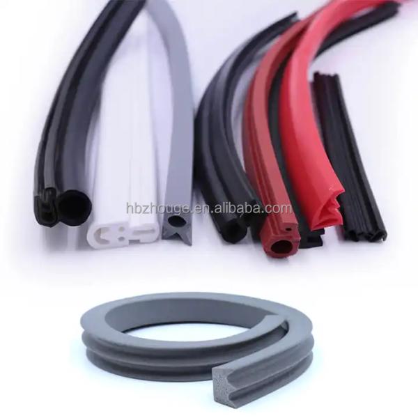 Smooth Surface EPDM Window Door Seal Rubber Profile for Glass Customer's Request