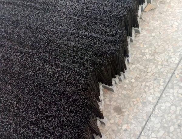 PVC Board Brush Industrial Flocking Strip Brush Front Edge Water Brush