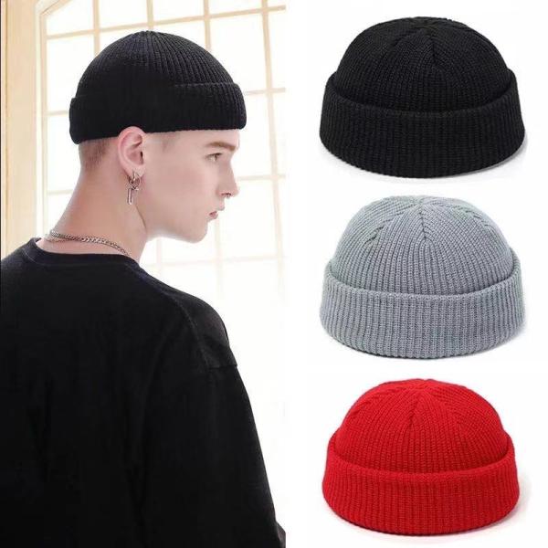 Крышка Beanie рыболова людей шляп зимы Beanies и крышек теплой ребристой шляпы лыжи ретро Brimless