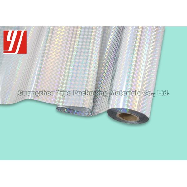 OEM Checkered Silver Hot Stamping Foil Shrink Film Heat Sensitive Paperboard Paper Label