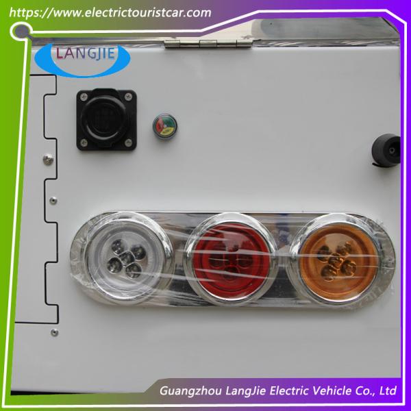 2 Passengers Golf Food Cart  Loading 900kgs AC Motor Electric Freight Car For Factory