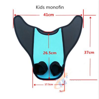 Adult / Kids Mermaid Swim Fin Super Comfortable PE Insert Neoprene Cover