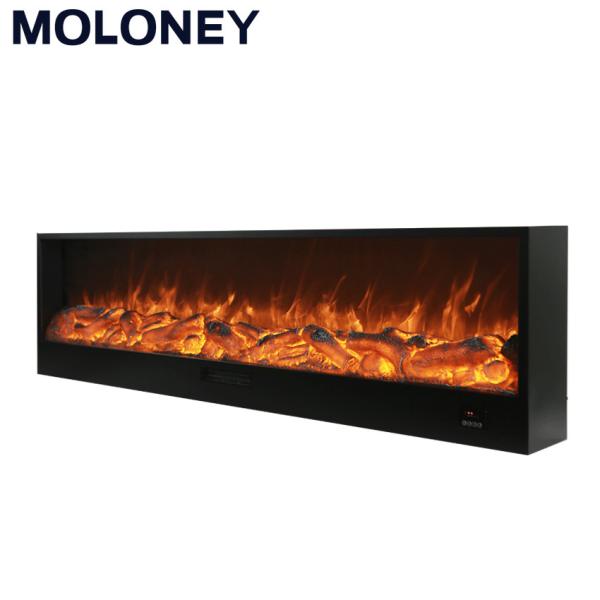 60inch 1500mm Wall Insert Fireplace Hot Air Blower Indoor Adjustable Thermostat