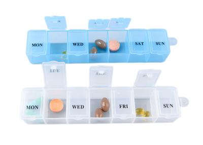 PP Portable Long Plastic Pill Box Pharmacy With Hat Cute Pill Box