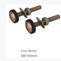 Kit de fixation de boulons en laiton plaqué en fer pour les hôtels et les toilettes pour une installation durable
